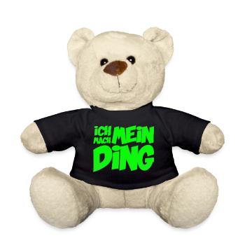 Ich mach mein Ding | Motivation Optimist - Teddy - Schwarz - Vorne