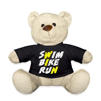 Triathlon Swim Bike Run - Nounours - noir - Devant