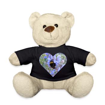 Ein Herz für Hummeln - Teddy - Schwarz - Vorne