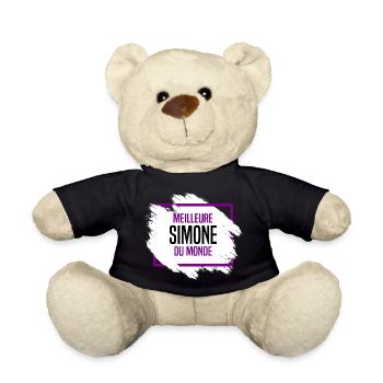 Simone - Nounours - noir - Devant