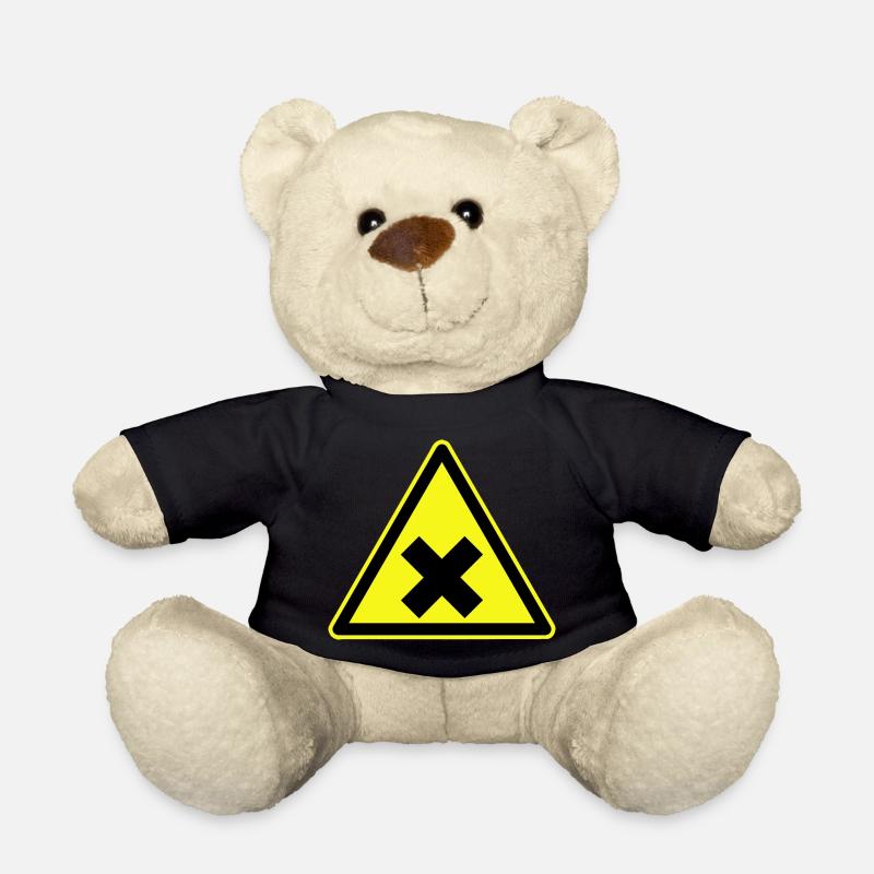 Avertissement de danger pour la santé - Nounours - noir