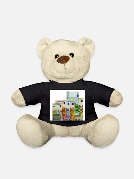 euro banknotes - Teddy - Schwarz