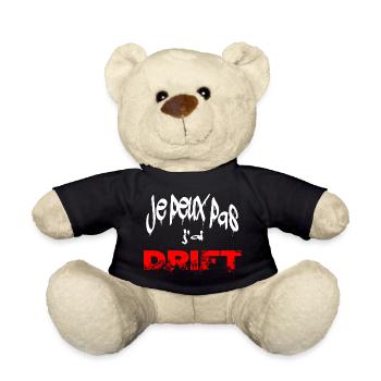 je peux pas j'ai drift - Nounours - noir - Devant
