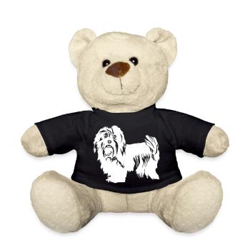 Havanese "Black Edition" - Teddy Bear - black - Front