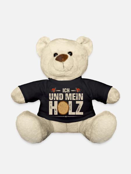 Holzfäller Ich Und Mein Holz - Teddy - Schwarz