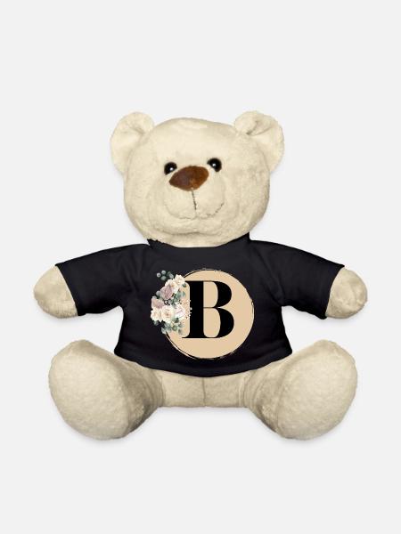 Buchstabe B - Teddy - Schwarz