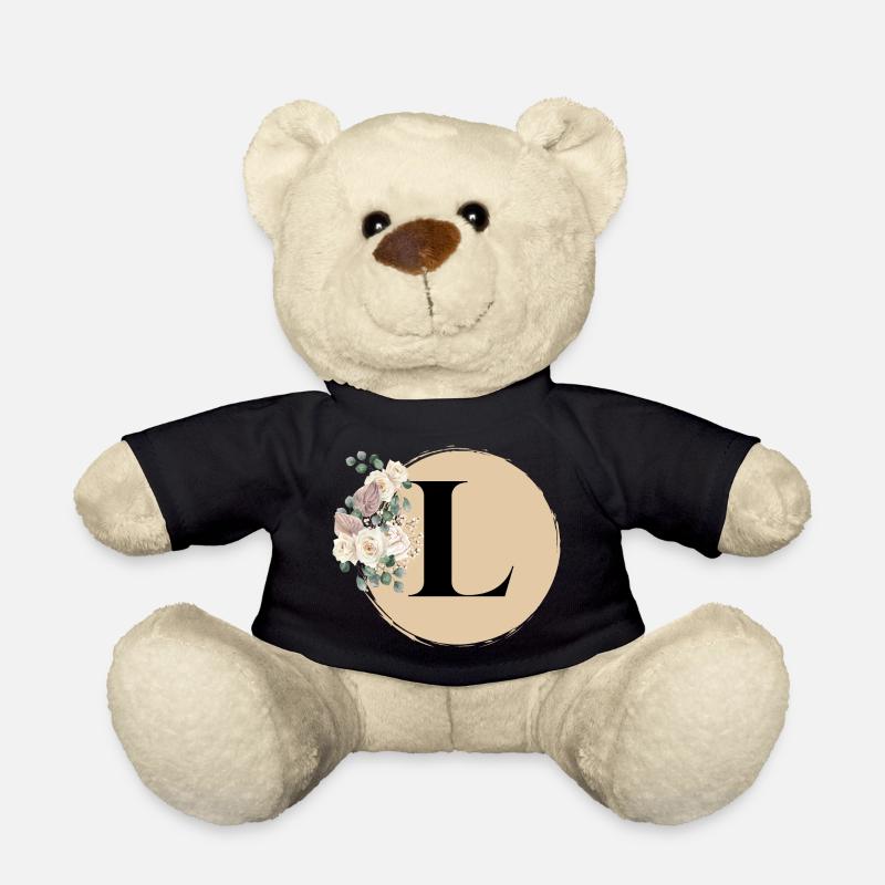 Buchstabe L - Teddy - Schwarz