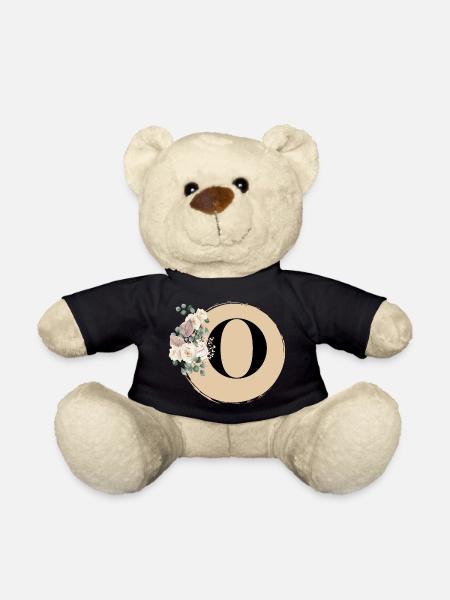 Buchstabe O - Teddy - Schwarz
