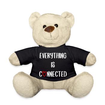 tout est relation de connexion d’amour connecté - Nounours - noir - Devant