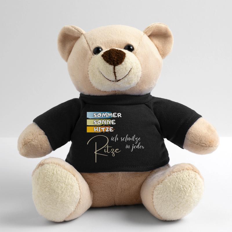 witziger Spruch: Sommer Sonne Hitze Geschenkidee Teddy