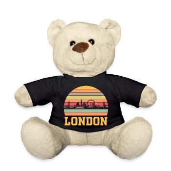 London Skyline - Teddy - Schwarz - Vorne