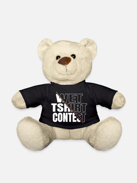 statement kitten cat long sleeve shirts cat humor - Teddy Bear - black