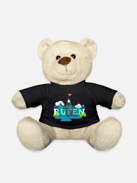 Wenn die Berge rufen Geschenk - Teddy - Schwarz