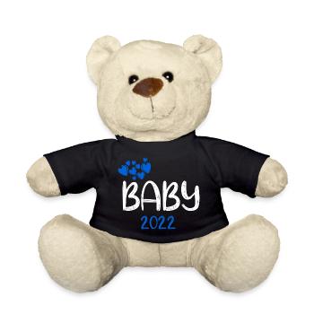 Bébé 2022 Bleu - Nounours - noir - Devant