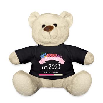 Marraine En 2023 Pour Futur Marraine Maman Baptême - Teddy Bear - black - Front