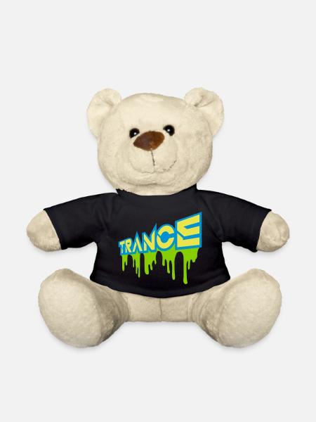 Trance Logo Club Techno - Teddy - Schwarz