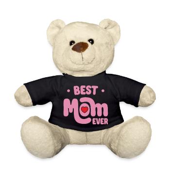 Best mom ever - Nounours - noir - Devant