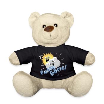 Funny Comic Photo Bomb - Fotobombe - Teddy - Schwarz - Vorne