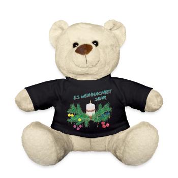 Weihnachten - Tannenbaum - Weihnachtsmann Feiertag - Teddy - Schwarz - Vorne