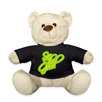 see the good Zitat - Teddy - Schwarz - Vorne