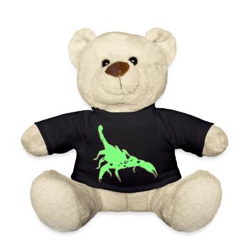 Skorpion Skorpion giftig Vector Spinnentier Tier - Teddy - Schwarz - Vorne