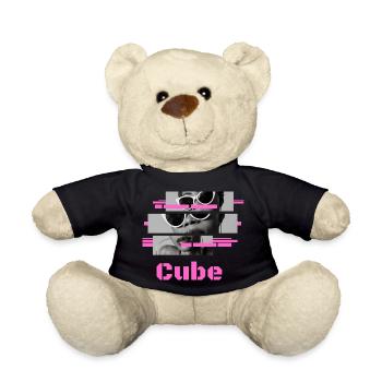 Sonnenbrille "Pink" Cube - Teddy - Schwarz - Vorne
