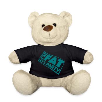 à la grosse laisse faire la fête - Nounours - noir - Devant