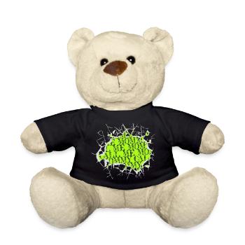 fête de famille une famille une équipe famille aime le mieux - Nounours - noir - Devant