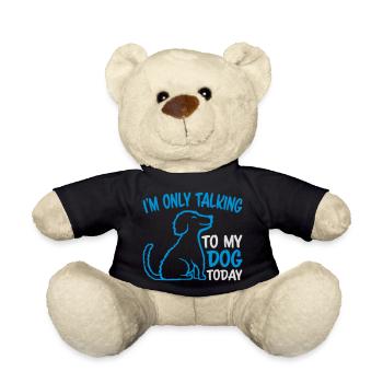 ne parler qu’au chien - Nounours - noir - Devant