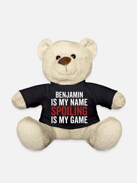 Benjamin ist mein Name Verderben ist mein Spiel - Teddy - Schwarz