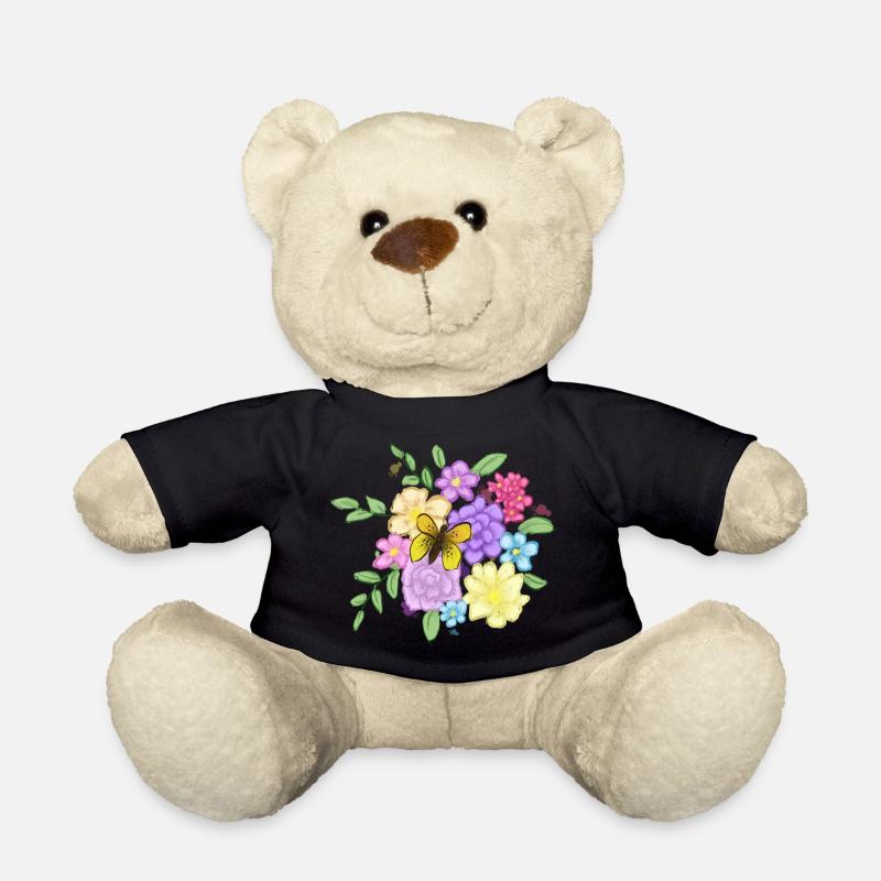Blumenstrauß - Teddy - Schwarz