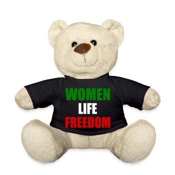 Women life freedom - Nounours - noir - Devant