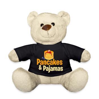 Pancakes & Pajamas Pancake Day Foodie Flapjack - Teddy - Schwarz - Vorne