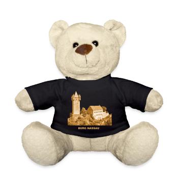 Nassau Burg Lahn Rheinland-Pfalz Ruine - Teddy - Schwarz - Vorne