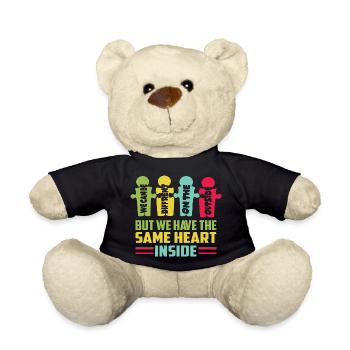 Alle haben das gleiche Herz - Teddy - Schwarz - Vorne