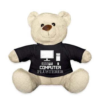 Computer Flüsterer Programierer IT - Teddy - Schwarz - Vorne