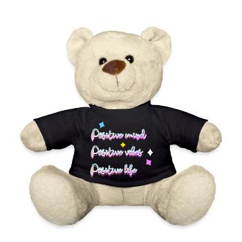 Positive - Teddy Bear - black - Front