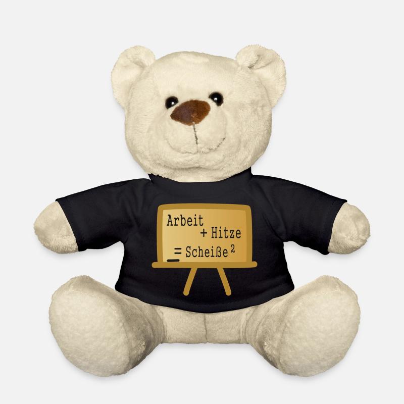 Arbeiten und Hitze - Teddy - Schwarz