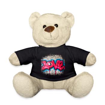 Amour graffiti - Nounours - noir - Devant