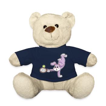 Raquette de tennis de lapin Sport - Nounours - bleu marine - Devant