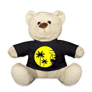 Cocktail Sunset - Teddy Bear - black - Front