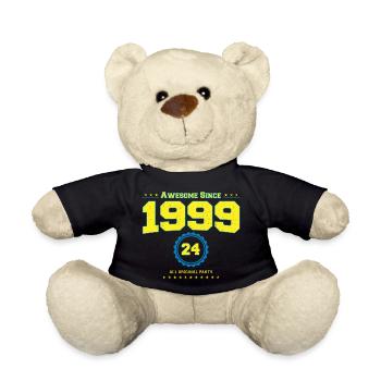 Super chemise 1999 pour hommes femmes 24 ans 24ème - Nounours - noir - Devant