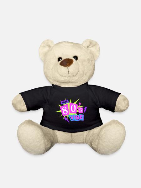 80s vibe retro neon sign - Teddy Bear - black