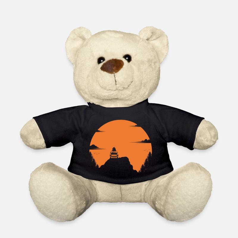 Sonnenuntergang (Trabi-Liebespaar-Edition) - Teddy - Schwarz