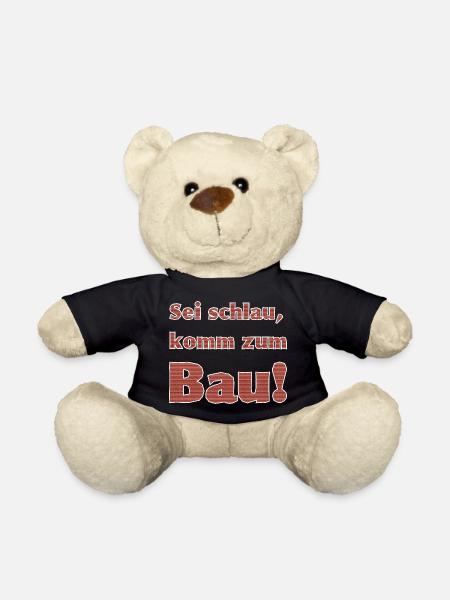 sei schlau - Teddy - Schwarz