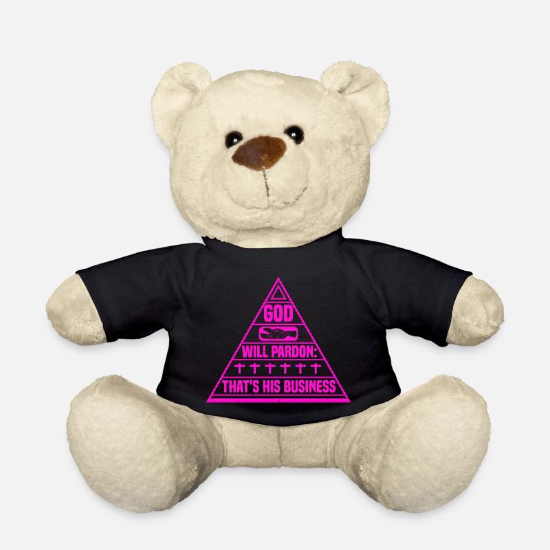 DIEU PARDONNERA QUE S SON AFFAIRE - Nounours - noir