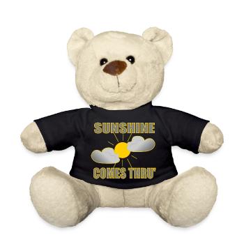 Sunshine Comes Thru' Sonne - Teddy - Schwarz - Vorne