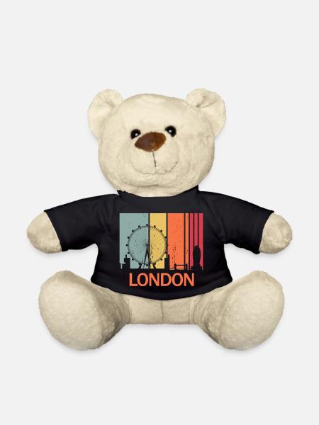 London - Teddy - Schwarz