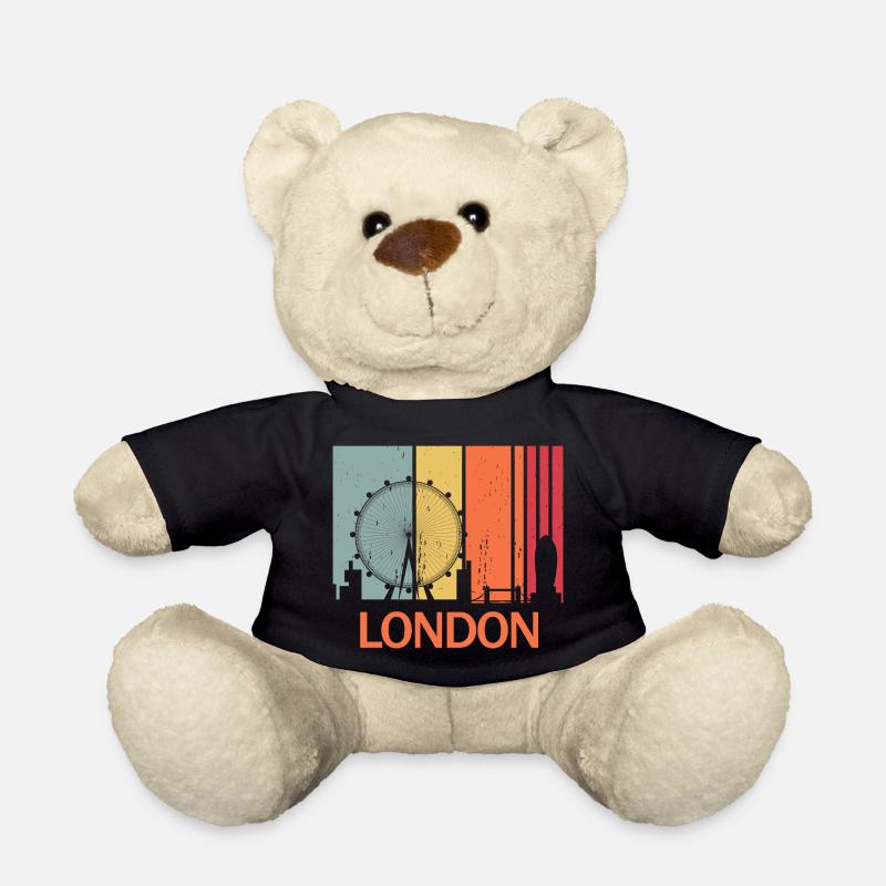 London - Teddy - Schwarz
