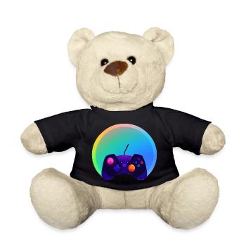 Gamer Gamer Contrôleur de jeu vidéo Gaming Gaming - Nounours - noir - Devant